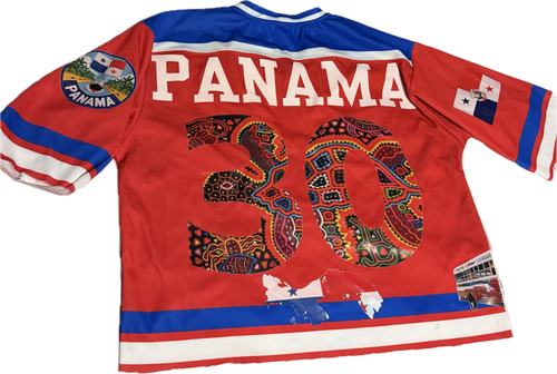 Red Panama custom Jersey